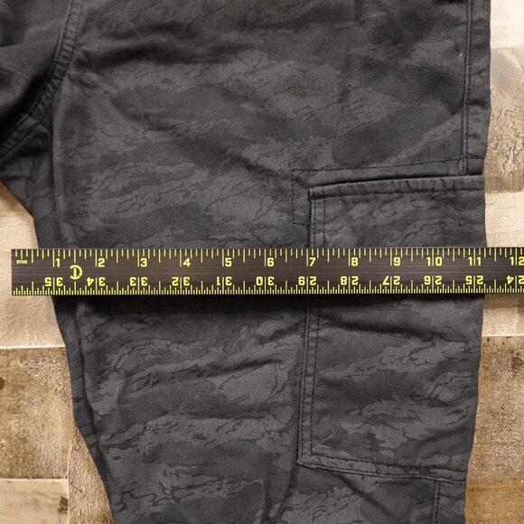 American Rag Camo Cargo Jogger Pants Men’s Medium Black Gray Drawstring - Picture 7 of 10